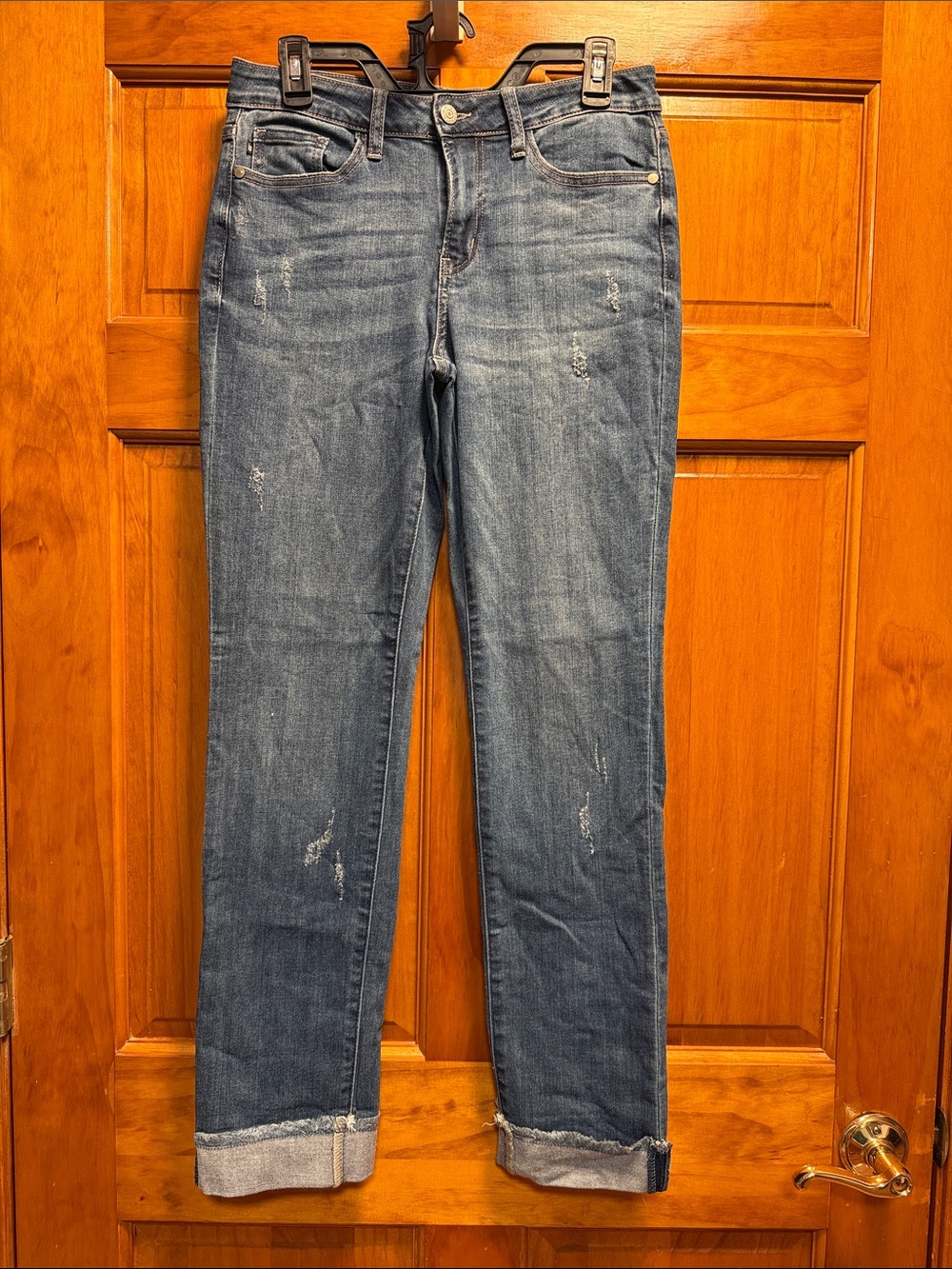 Judy Blue Medium Wash Distressed Boyfriend Jeans